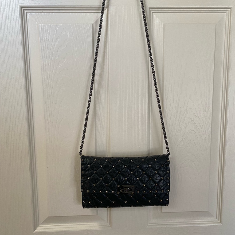 Valentino Garavino Rockstud Wallet on Chain